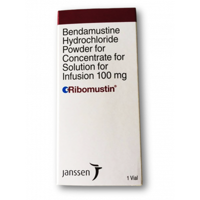 RIBOMUSTIN 100 MG ( BENDAMUSTINE HYDROCHLORIDE ) POWDER FOR CONCENTRATE FOR SOLUTION FOR IV INFUSION VIAL
